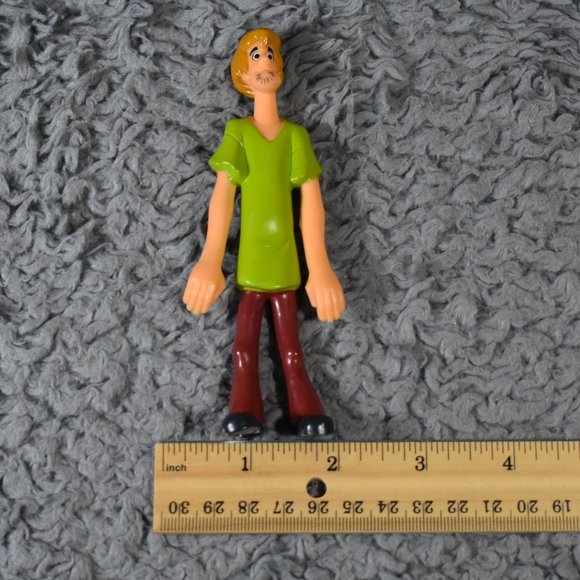 Vintage Shaggy from Scooby Doo Bendable Burger King Toy - Picture 11 of 11
